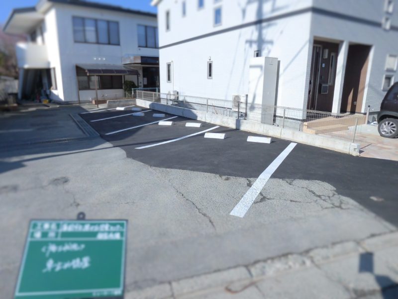 砂利敷き箇所　舗装前